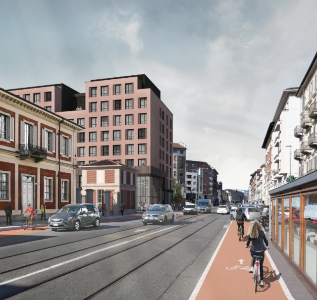 CGI of Scalo Vallino, Turin