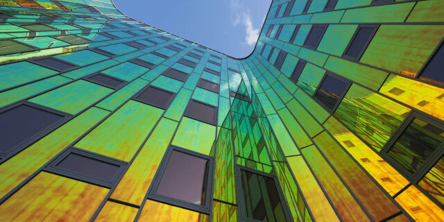 Colourful building facade thumbnail
