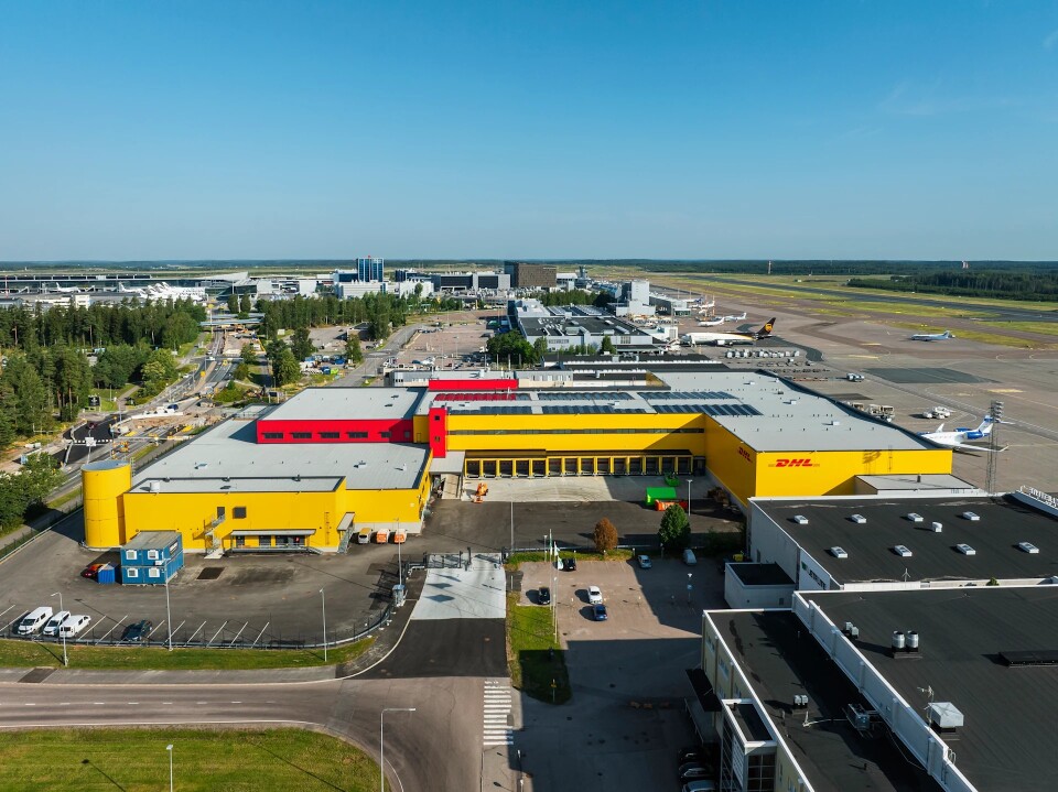DHL Express logistics at Helsinki Airport