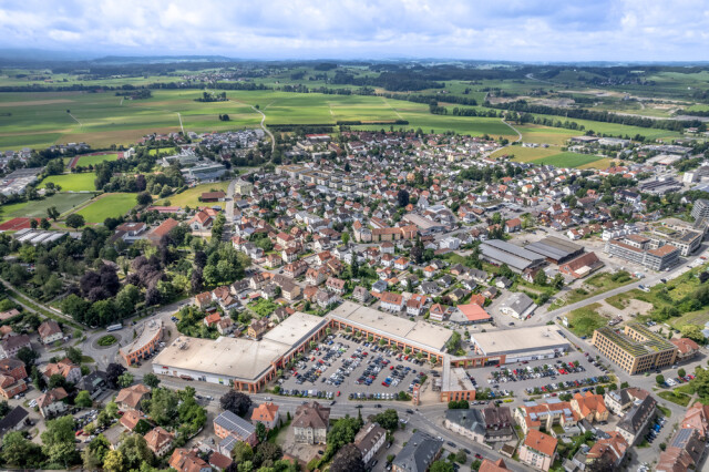 Retail park in Leutkirch Germany