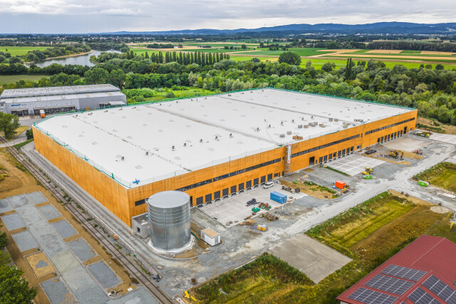 Straubing, Germany timber logistics centre Image rights GARBE Industrial